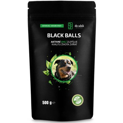Dr. Uhli BLACK BALLS psí kuličky s biocharem/aktivním uhlím 500 g – Hledejceny.cz