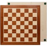 Master Of Chess Profesionální šachovnice č. 6, 54 x 54 cm z mahagonu a platanu ideální pro šachové figurky Staunton č. 6 bez registrace