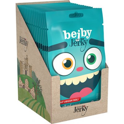 Jihočeské Jerky Bejby Jerky hovězí 15 x 20 g