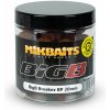 Návnada a nástraha Mikbaits BiG Boilies rozpustné 250ml 20mm Broskev Black pepper