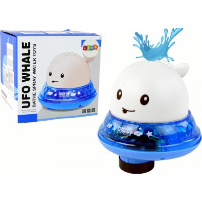 LEAN Toys Velryba Stříkající Vodu Se Stojanem Bílá – Zboží Dáma