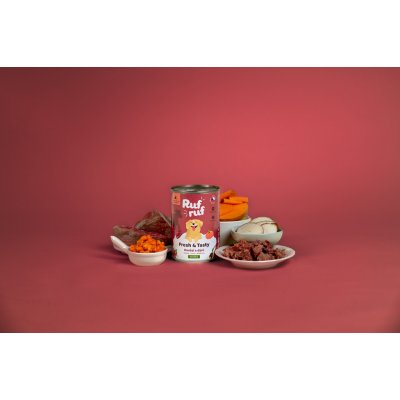 Rufruf Fresh & Tasty Adult hovězí s dýní 400 g – Hledejceny.cz