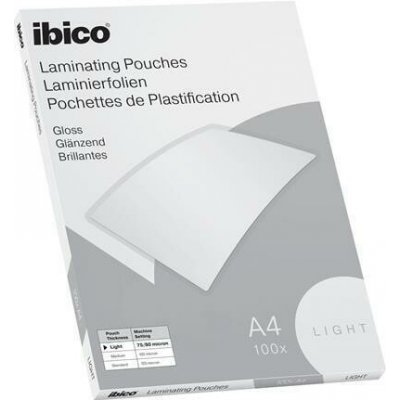 Laminovací fólie "Light", 80 mikronů, A4, lesklá, 100 ks, IBICO 627308 – Hledejceny.cz