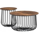 Autronic AF-3007 OLW dekor staré dřevo / černý mat 2 ks – Zboží Mobilmania