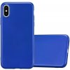 Pouzdro a kryt na mobilní telefon Apple Cadorabo Ochranné pouzdro pro Apple iPhone XS MAX Modrá Pouzdro na mobilní telefon TPU Silikonové pouzdro Cover Case