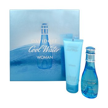 Davidoff Cool Water woman EDT 50 ml + 75 ml tělové mléko dárková sada