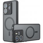 Techsuit – PureFrost MagSafe matný kryt na Xiaomi Redmi Note 14 4G (Standard) – černý – Zboží Živě