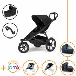 Thule Set 7v1 Urban Glide 3 Black 2024 + madlo + korbička Black + JOMK příslušenství – Zboží Dáma