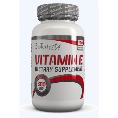 BioTech USA Vitamin E 300 mg 100 tablet – Hledejceny.cz