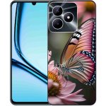 mmCase Realme Note 50 Gelový kryt barevný motýl – Zboží Živě