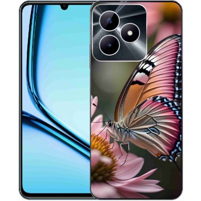 mmCase Realme Note 50 Gelový kryt barevný motýl – Zboží Živě