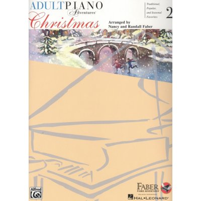 Adult Piano Adventures CHRISTMAS 2 + Audio Online známé vánoční melodie ve snadné úpravě pro klavír – Zbozi.Blesk.cz