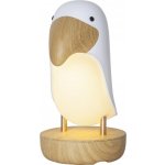 STAR TRADING LED noční světlo TUCAN BIRD V.20cm bílý – Sleviste.cz