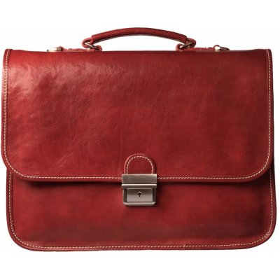 Il Giglio kožená aktovka 224 červená – Zboží Mobilmania