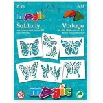 Papírové šablony sada D1 Motýli – Zbozi.Blesk.cz