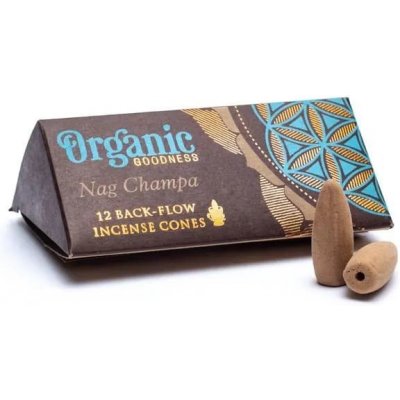 Backflow vonné kužely Nag Champa Natural 24 g – Hledejceny.cz