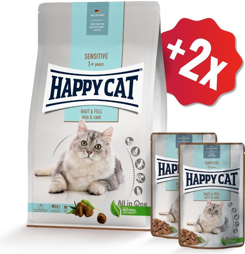 Happy Cat Sensitive Haut & Fell 4 kg