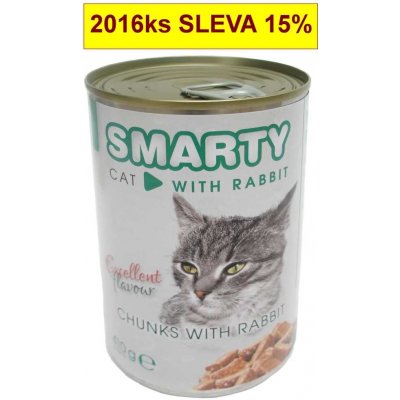 Juko Smarty Cat Králík chunks 410 g