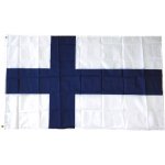 Vlajka, polyester, oboustranný potisk, Finsko, 150x90cm – Hledejceny.cz