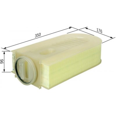 Vzduchový filtr BOSCH (BO F026400133) – Hledejceny.cz