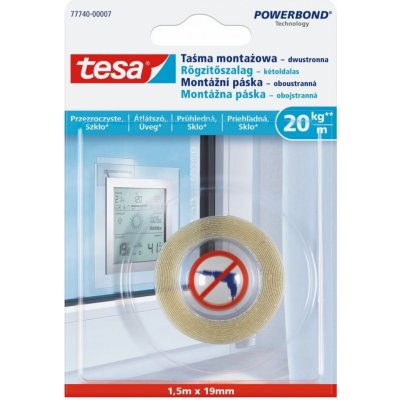Tesa Montážní oboustranná páska na sklo 20kg/m (77740-00007-00) – Zbozi.Blesk.cz
