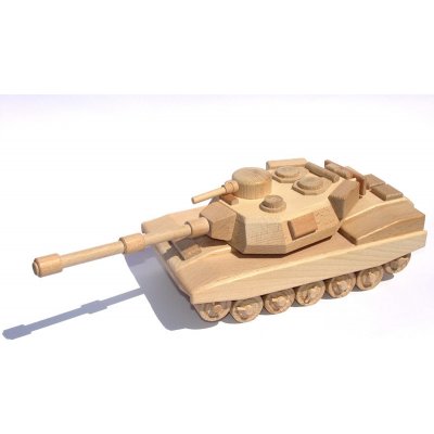 Ceeda Cavity přírodní dřevěné auto Tank americký – Zboží Dáma