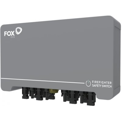 S-BOX FOXESS - protipožární odpínač Velikost: S-BOX PLUS 4 stringy