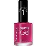 Rimmel London Super Gel Lak na nehty barevný gelový lak 025 Urban Purple 12 ml – Sleviste.cz