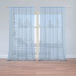 Záclony Modrá sky blue: 2 ks - 150x250 cm - Sablio – Hledejceny.cz