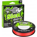 Berkley šňůra Sick Braid Červená 0, 11 – Zboží Dáma