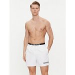 Calvin Klein Swimwear plavecké šortky KM0KM00992 bílé – Zboží Dáma