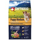 Ontario Puppy Medium Lamb & Rice 0,75 kg