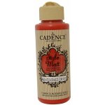 Cadence matná akrylová barva Style Matt 120 ml červená ohnivá – Sleviste.cz