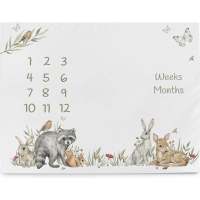 CEBA Podložka milníková na focení Basic Animals – Sleviste.cz