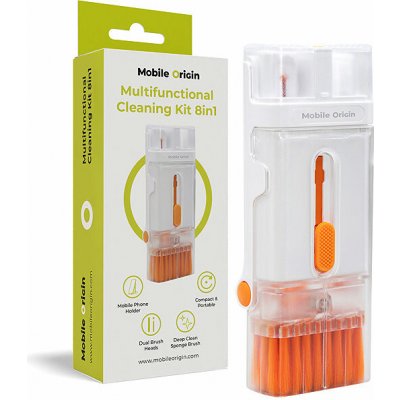 Mobile Origin Multifunctional Cleaning Kit 8in1 (MO-CLNK-MFC3) bílá/oranžová – Zboží Živě