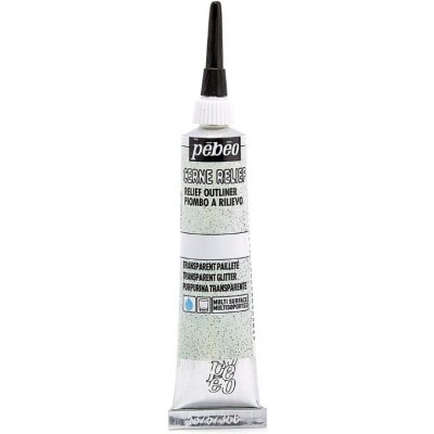Pébéo Kontura na sklo Vitrail 20 ml Transparent Glitter – Sleviste.cz