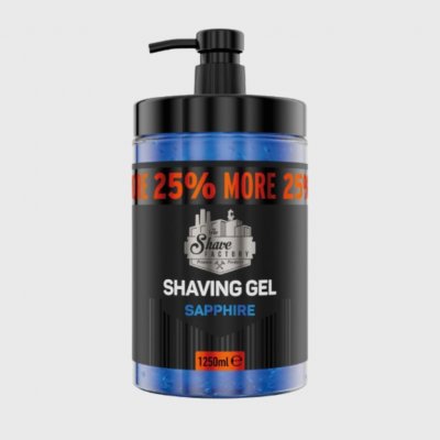 The Shave Factory Sapphire transparentní gel na holení 1250 ml