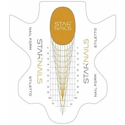 Starnails šablony na nehty Stilleto 500 ks – Zboží Dáma