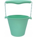 Scrunch Dětský silikonový kbelíček na písek Mint – Zboží Mobilmania