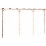 Bambusová pergola VidaXL oblouk 205 cm – Hledejceny.cz