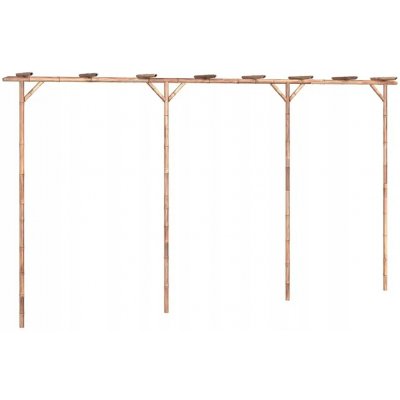 Bambusová pergola VidaXL oblouk 205 cm – Hledejceny.cz