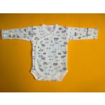 Arex ČR Zavinovací body s rukavičkou celopotisk smetanová světlemodrá – Hledejceny.cz