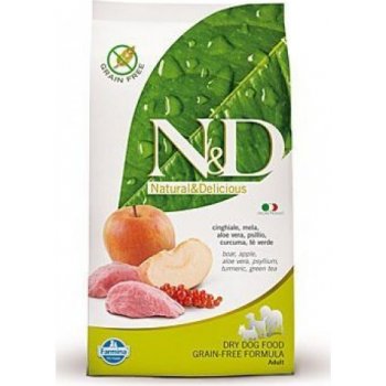 N&D Grain Free Dog Adult Mini Pumpkin Boar & Apple 7 kg