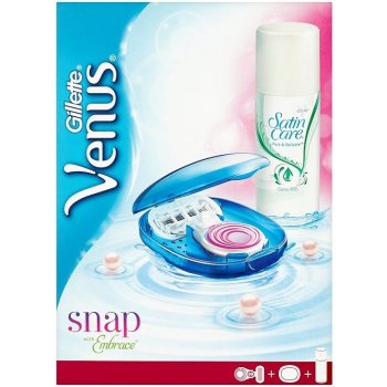 Gillette Venus Embrance SNAP + Satin Care gel 75 ml dárková sada