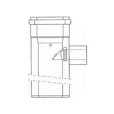 Almeva Las-Lil trubkový díl s 87° odbočkou a zpětnou klapkou 160/225 mm 1,00 LPTKL86 – Zbozi.Blesk.cz