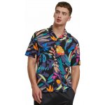 Urban Classics pánská letní plážová košile z lehké viskózy blackfruity – Zboží Mobilmania