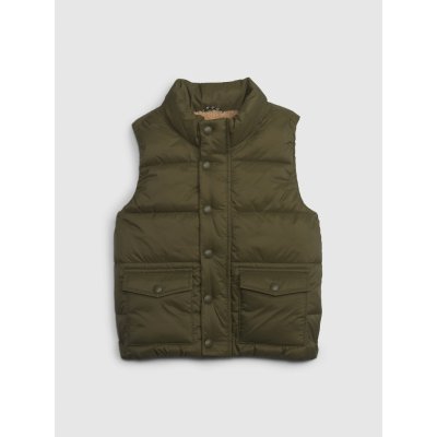 GAP Baby prošívaná vesta Zelená – Zboží Dáma