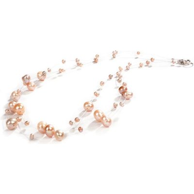 JwL Luxury Pearls z levitujících pravých perel JL0324 – Zboží Dáma