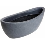 Scheurich Květináč Jardiniere Wave Globe černá žula 58 x 24 cm – Hledejceny.cz