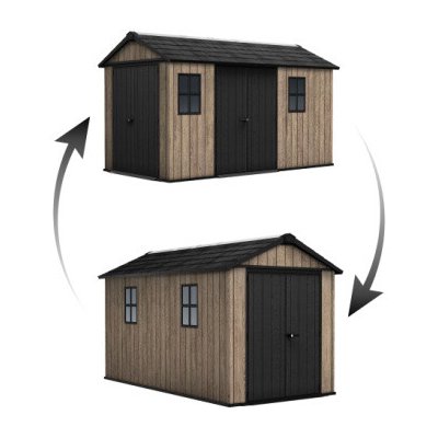 Keter Apex 7,5 x 13 Ashwood, s podlahou, 612106 – Hledejceny.cz